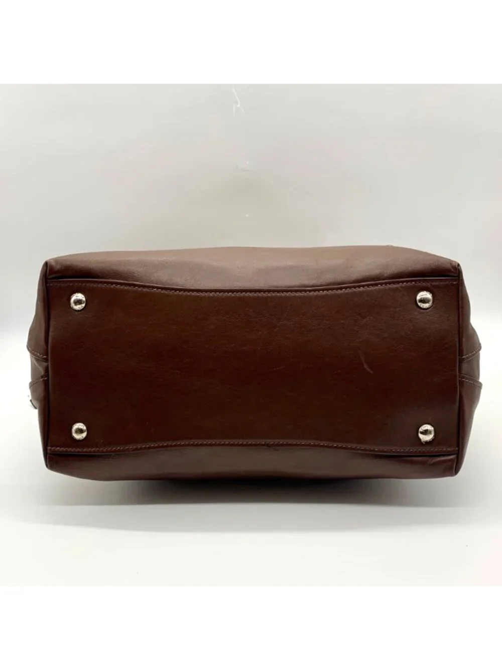 Prada Brown Cervo Leather Hobo Bag